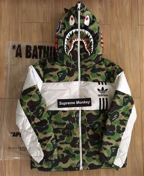 bape down jacket replica|where to find bape clothing.